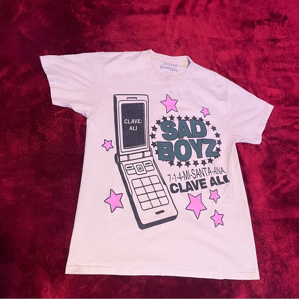 Graphic T-Shirt Sad Boyz Size Medium